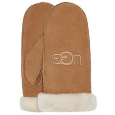 Shearling embroddered mitten